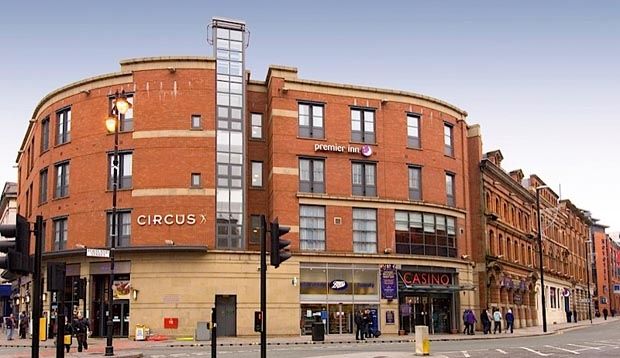 Premier Inn Manchester City Centre Exterior foto